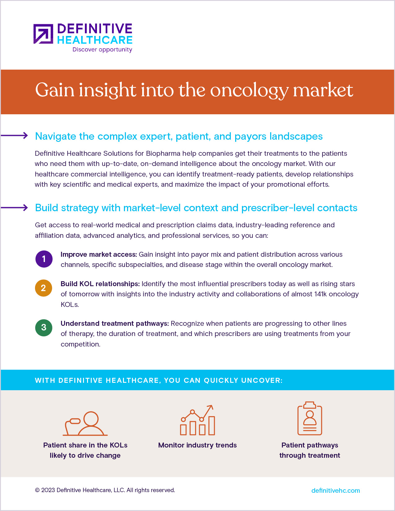 Gain insight into the oncology market