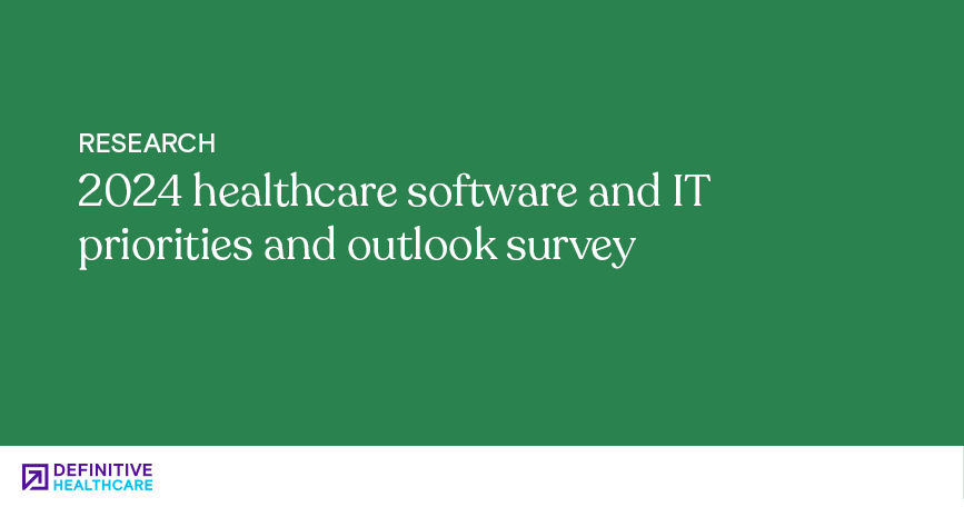 2024 healthcare software and IT priorities and outlook survey