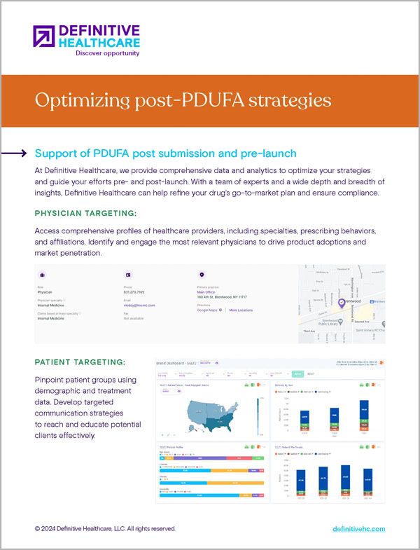 Optimizing post-PDUFA strategies