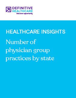 Number of physician group practices by state